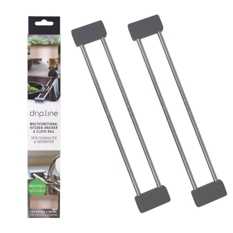 2er Set drip.line Spültuchhalter Abtropfhilfe Multitool Organizer ausziehbar 2er Set drip.line Spültuchhalter Abtropfhilfe Multitool Organizer ausziehbar von Sanni Shoo