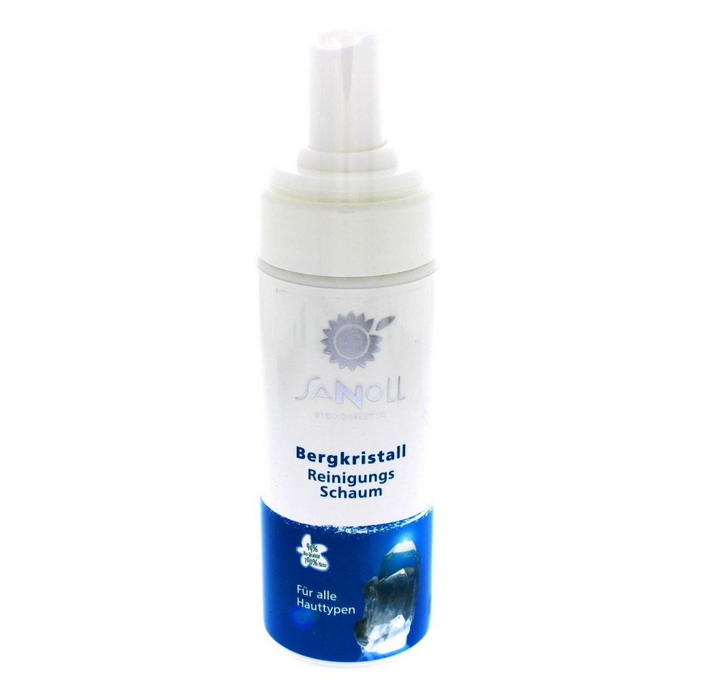 Sanoll Gesichts-Reinigungscreme Bergkristall ReinigungsSchaum, 150 ml von Sanoll