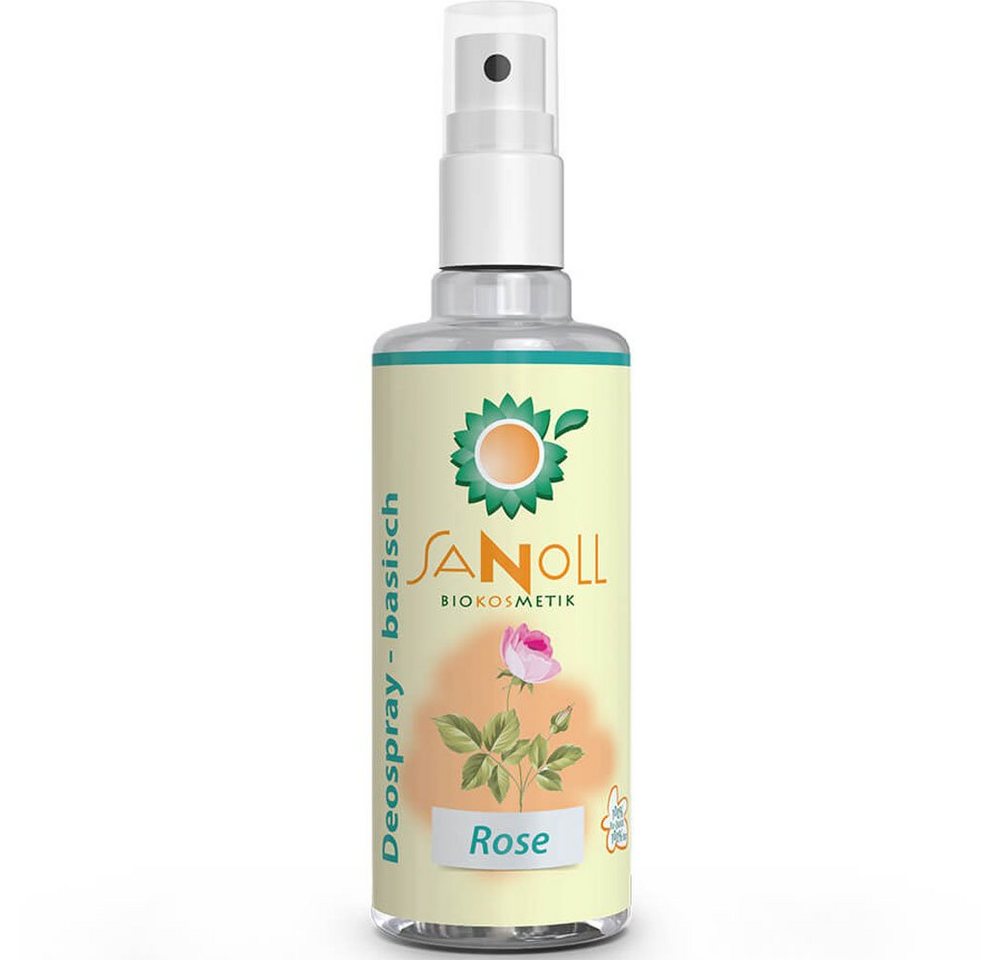 Sanoll Gesichts- und Körperspray Deospray basisch Rose Neroli, 100 ml von Sanoll