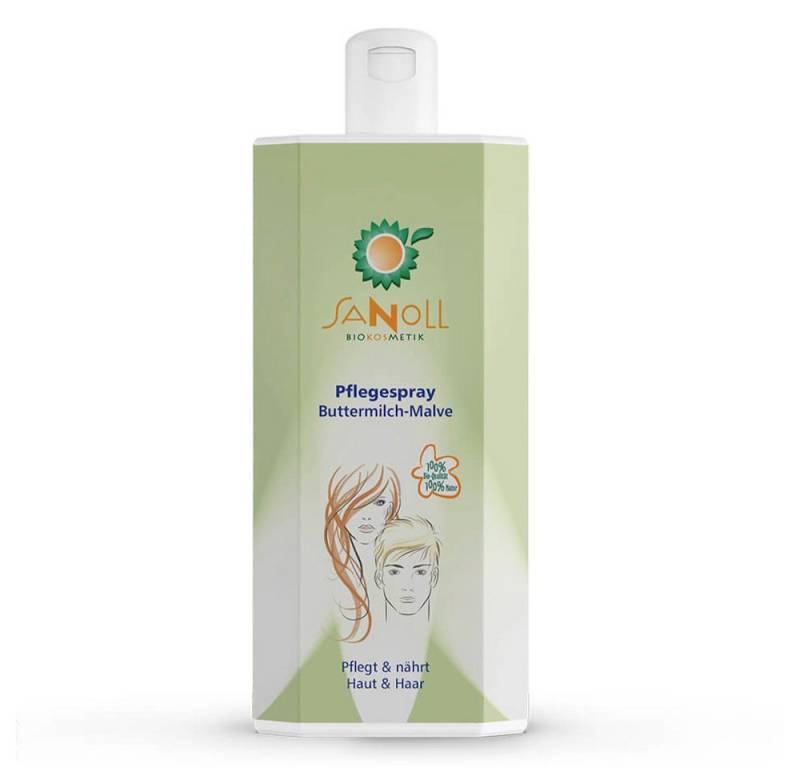 Sanoll Haarpflege-Spray Pflegespray - Buttermilch Malve Nachfüller 1L von Sanoll