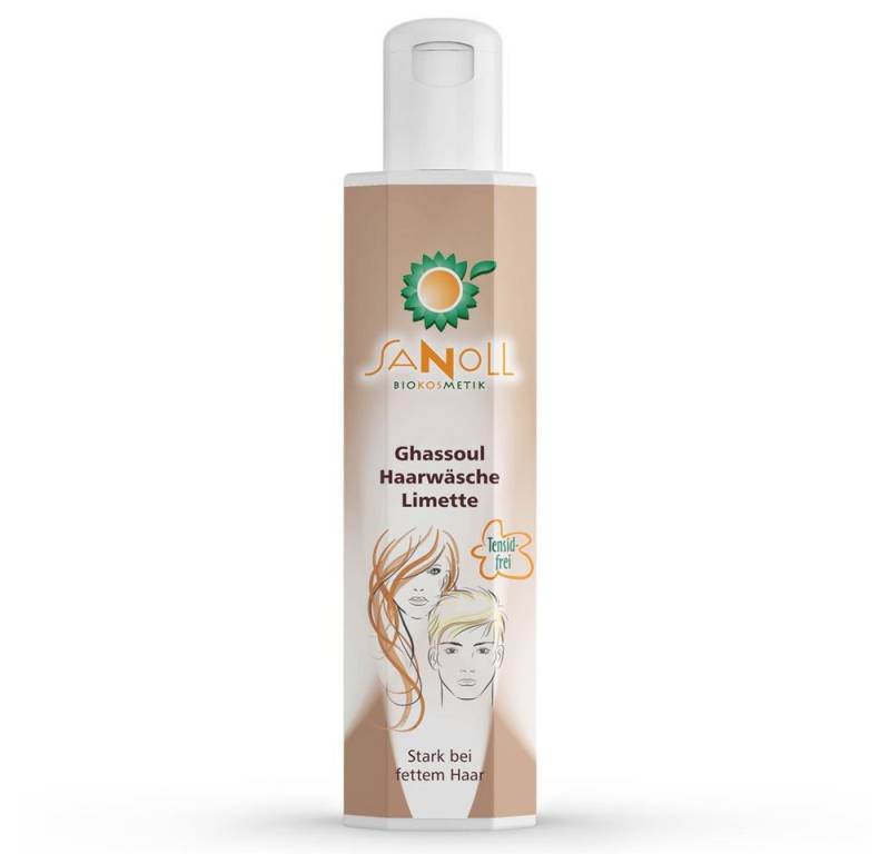 Sanoll Haarshampoo Ghassoul Haarwäsche Limette, 200 ml von Sanoll