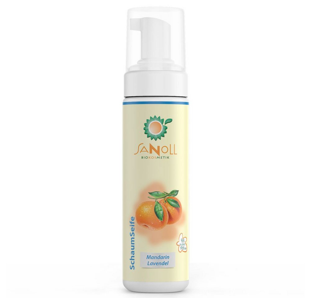 Sanoll Handseife SchaumSeife Mandarin-Lavendel, 200 ml von Sanoll