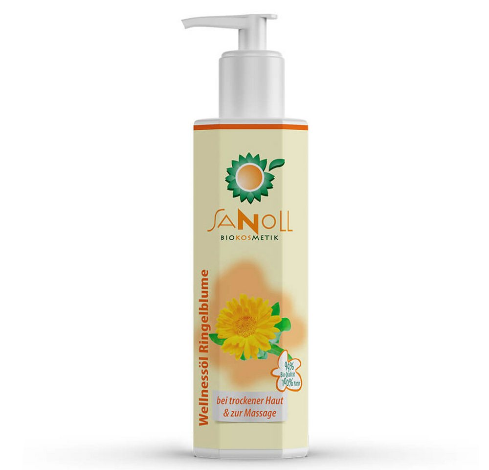 Sanoll Massageöl Ringelblume - Wellnessöl 150ml von Sanoll