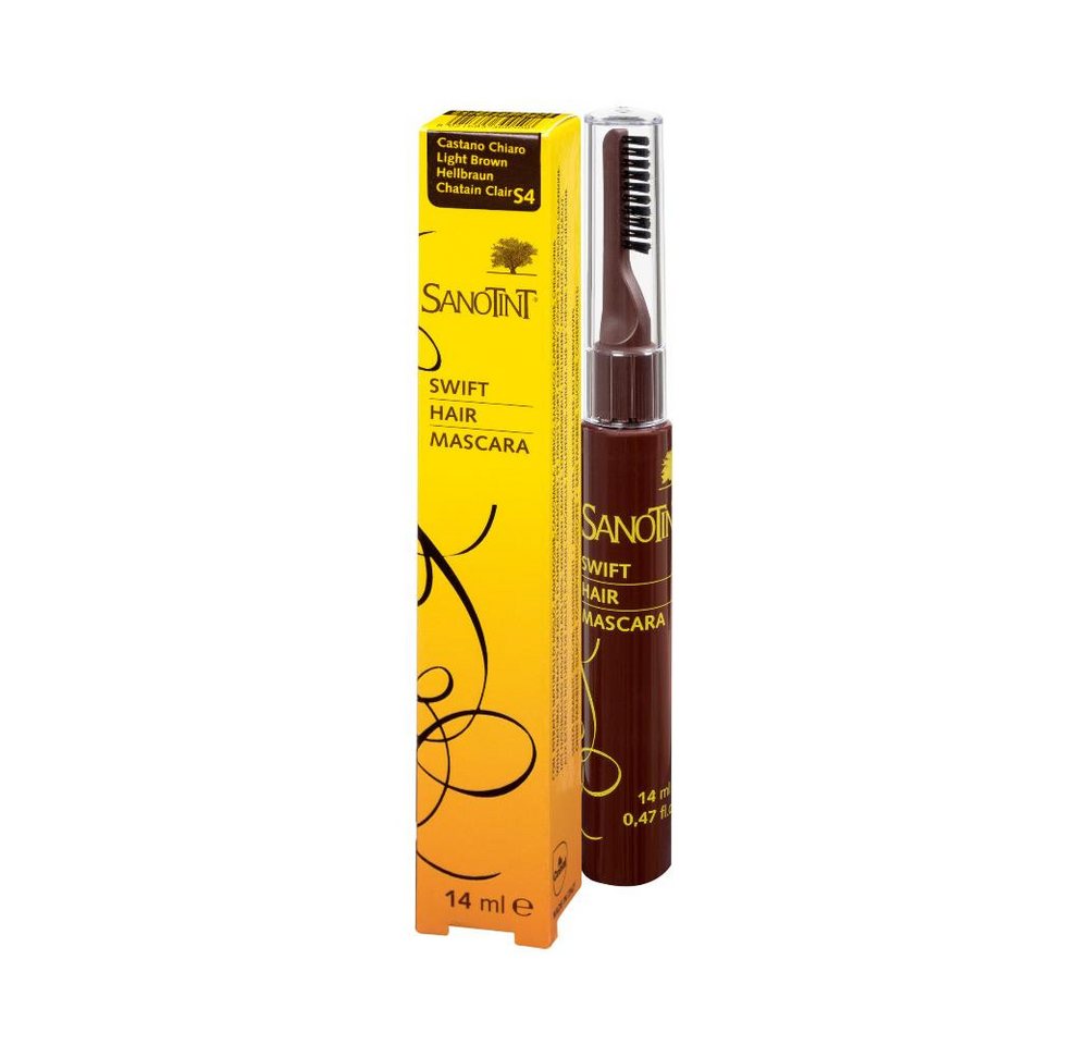 Sanotint Mascara Swift Hair Hellbraun, 14 ml von Sanotint