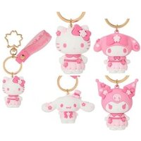 Sanrio Characters Sakura Series Mascot Keyring Kuromi (4.9x3.2x5.8cm) von Sanrio