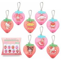 Sanrio Characters Secret Charm Keychian - Strawberry Design Series (8 Types) (Blind Box) 1 pc - Random Style (5.8 x 0.8 x 7.2cm) von Sanrio