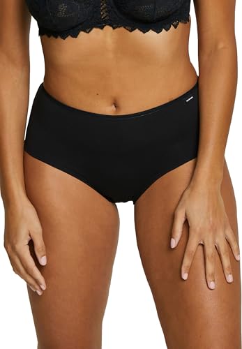 SANS COMPLEXE, Set von 3 Modellen Modell einfach Baumwolle B, beruhigender hoher Taillengeschnitten und Umhüllung, Black, 48-50 von Sans Complexe