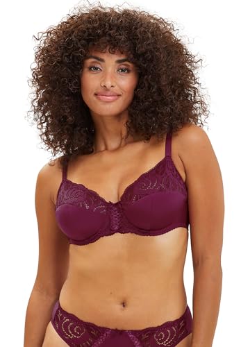 Sans Complexe Damen Amélie Full Coverage Bra, Red Rhododendron, 95D EU von Sans Complexe