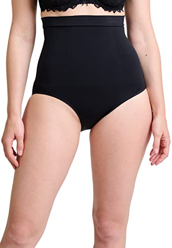 SANS COMPLEXE Damen Miederslip Slimmer Uni, Schwarz - Schwarz, Gr. 48/50 (Herstellergröße: 50/52) von Sans Complexe