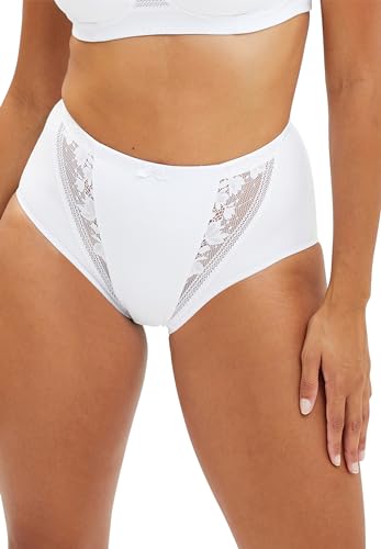 SANS COMPLEXE – Jeanne – Formende Hochgeschnittene Hose – Baumwolle – Damen – Weiß - 36/38 von Sans Complexe