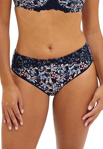 SANS COMPLEXE Damen Flora Briefs, Blue & Pale Pink Floral Print, 36-38 EU von Sans Complexe