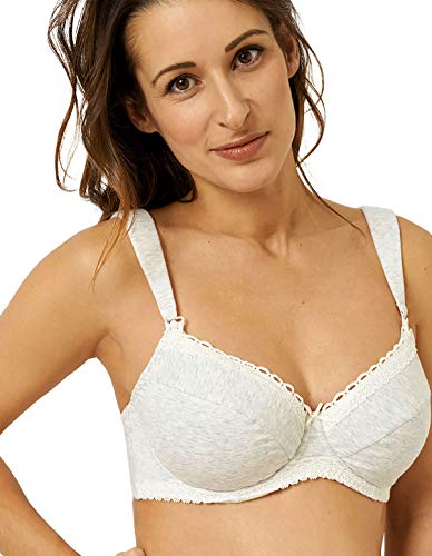 SANS COMPLEXE Women's New Calin_71AAE46 Full Coverage Bra, Opaque, Heather Grey, 80C von Sans Complexe