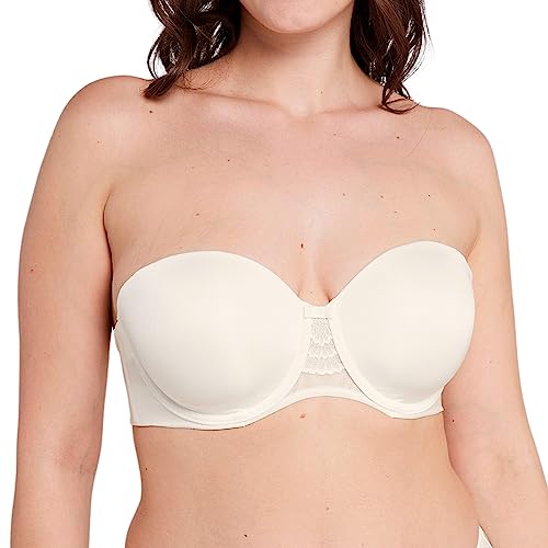 Sans Complexe, Bügel-BH Bandeau Schalen, So Feminine, GCA Elfenbein, 75C von Sans Complexe