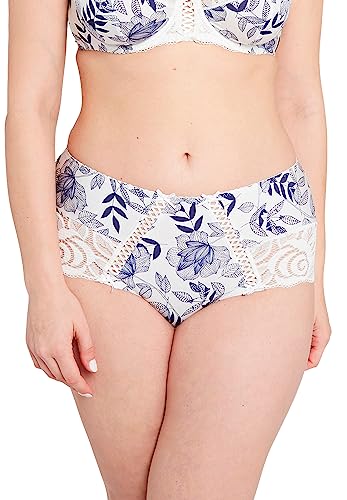 Sans Complexe, Shorty, Amelie Print, IWJ Blauer Laubbandgedruckte, 40/42 von Sans Complexe