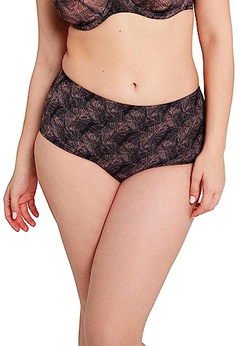 Sans Complexe, Slip mit hoher Taille formend, So Pure Fantaisy, IVY Black Palms Print & Nude, 44/46 von Sans Complexe