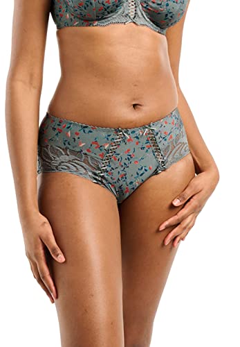 Sans Complexe Damen Amelie Print 40PAG76 Unterwäsche, Blumendruck, Blau/Tandori Spice, 40-44 von Sans Complexe