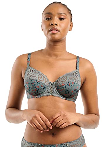 Sans Complexe Damen Amelie Print 70AAG76 BH, Blumendruck, Blau/Tandori Spice, 90D von Sans Complexe