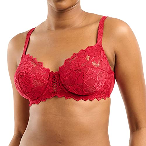 Sans Complexe Damen Arum_70564 BH, Semi-Sheer, Perse-rot, 80C von Sans Complexe