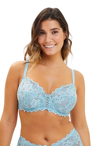Sans Complexe Damen Arum_70564 Full Coverage Bra, Sterling Blue, 80E EU von Sans Complexe