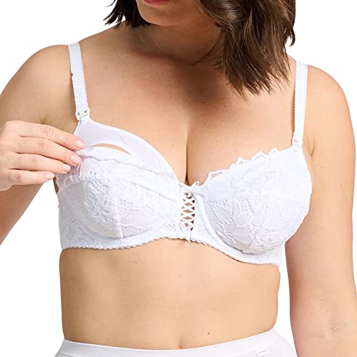 Sans complexe Damen Arum Baby Umstands-BH, (Blanc GCC), 60E (Herstellergröße: 90E) von Sans Complexe