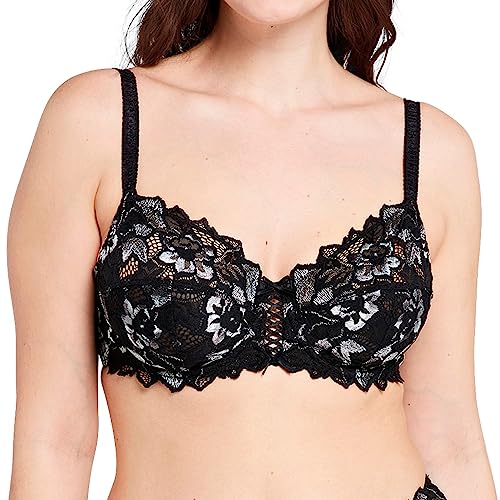 Sans Complexe Damen Arum Gala Full Coverage Bra, Weiß Grau, 90D EU Sans Complexe Damen Arum Gala Full Coverage Bra, Weiß Grau, 90D EU von Sans Complexe