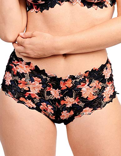 Sans Complexe Damen Arum Mosaïc 619212 Bikinislip, Druckt Schwarze Blumen., 50 EU von Sans Complexe