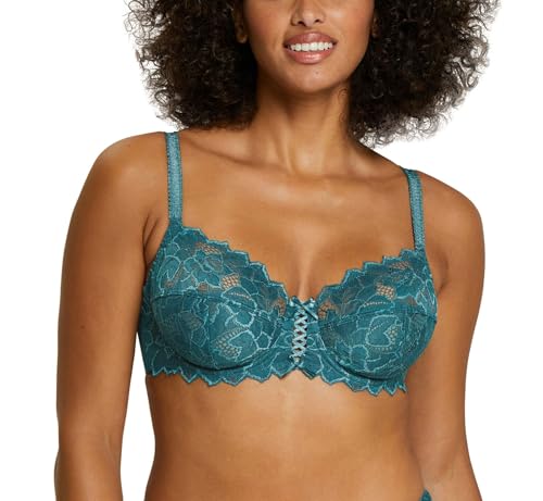 Sans Complexe Damen Arum70564_Parent BHS Mit Spitze Verstärkungen, Klassiker, Frau, Arum Model, Firgrünn, 95c, Balsam, 80C EU von Sans Complexe