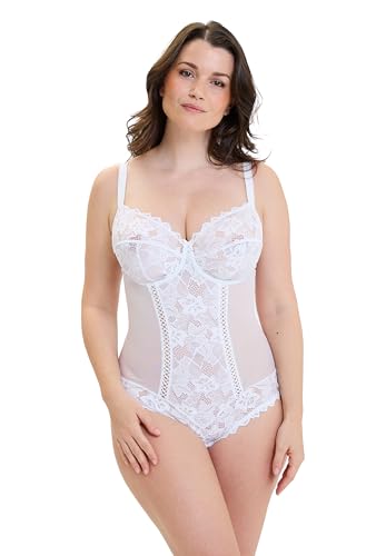 Sans Complexe Damen Body Arum, Einfarbig, weiß, 80C (Herstellergröße: 95C) von Sans Complexe