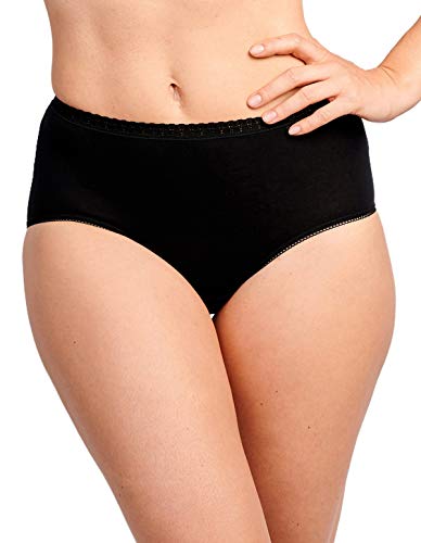 Sans Complexe Damen Classique Coton B Slip, Schwarz + Schwarz, 44 von Sans Complexe