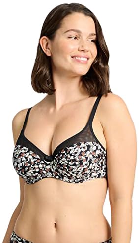 Sans Complexe Damen Complice 70AAD81 Klassischer Bügel-BH, Imprime Noir D'hiver, 95C von Sans Complexe