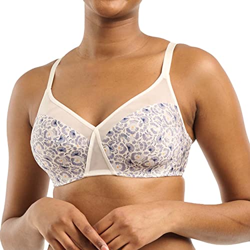 Sans Complexe Damen Complice 70SAD81 BH, Blumendruck, Elfenbein/Blau, 75C von Sans Complexe