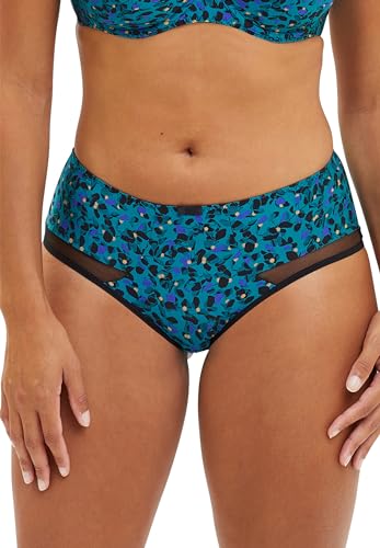 SANS COMPLEXE Damen Complice Briefs, Floral Print Emerald Blue, 40-42 EU von Sans Complexe
