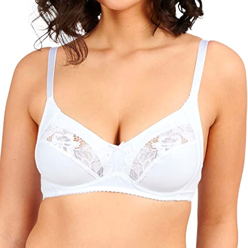 Sans Complexe Damen Coton d'Arum 754438 BH, Weiß, 80C (Herstellergröße: 95C) von Sans Complexe