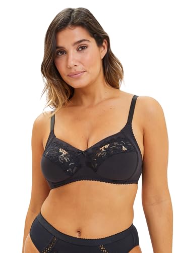 Sans Complexe Damen Coton d'Arum 754438 Bügelloser BH, Schwarz, 90C von Sans Complexe