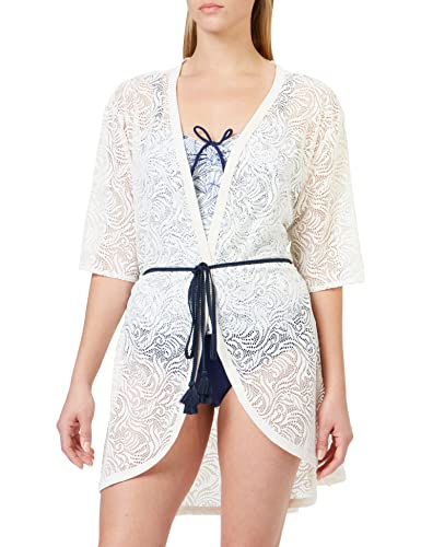 Sans Complexe Damen Cover Up Strandkleid, Ivory, TU von Sans Complexe