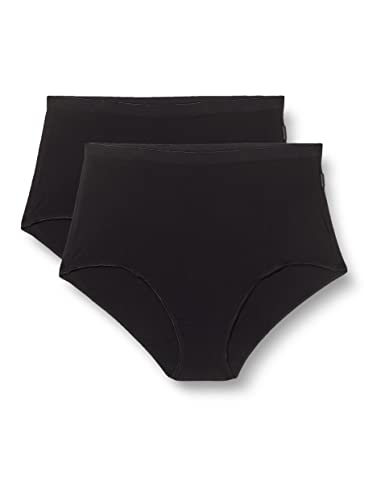 Sans Complexe Damen Douceur Bambou Bikinislip, Noir+Noir, 46 von Sans Complexe