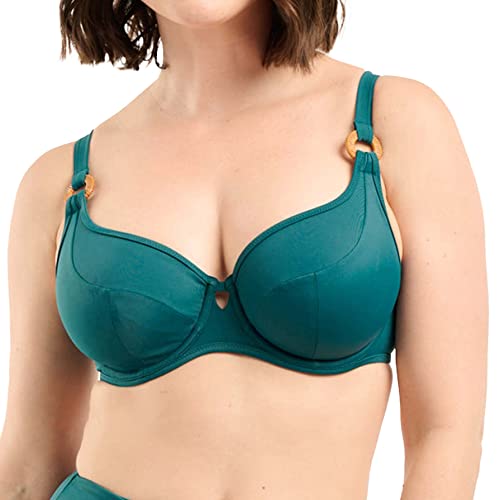 Sans Complexe Damen Elevated Basics Badeanzug, Bikinioberteil mit Bügel, Astral Green, 70E von Sans Complexe