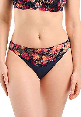 Sans Complexe Damen Elise Fantaisy 60PAH62 Slip, Bedruckt, Marineblau & Blumen, 40-44 von Sans Complexe