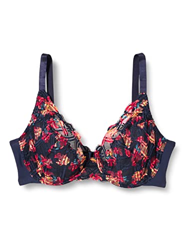 Sans Complexe Damen Elise Fantaisy 70AAH62 BH, Bedruckt, Marineblau & Blumen, 80C von Sans Complexe