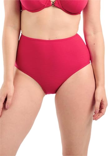 Sans Complexe Damen Glamourous Textured, tiefer sitzender Badeanzug, Kirschrot, 44/46 von Sans Complexe