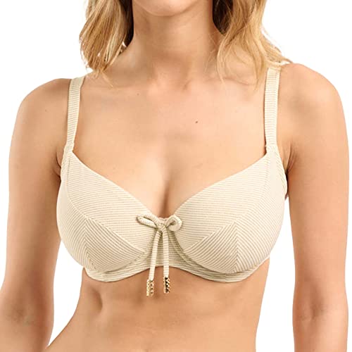 Sans Complexe Damen Glow It Up Badeanzug Top mit Bügel, Ivory Gold, 70E von Sans Complexe