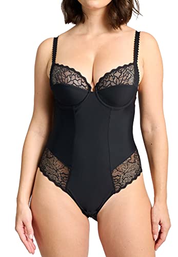 Sans Complexe Damen Oceane 20aag95 Bodysuit, Schwarz, 75C Sans Complexe Damen Oceane 20aag95 Bodysuit, Schwarz, 75C von Sans Complexe