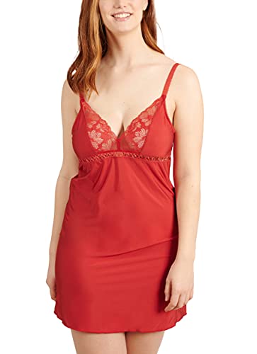 Sans Complexe Damen Passion 51sag80 Negligee ohne Bügel, Rot, 42 von Sans Complexe