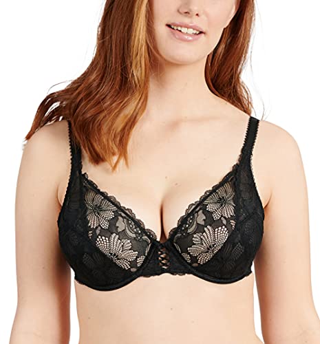 Sans Complexe Damen Passion 73aag80 Bügel-BH, mit Körbchen, Schwarz, 80F von Sans Complexe