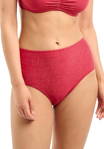 Sans Complexe Damen Reflet, tiefer sitzender Badeanzug, Kirschrot, 36/38 von Sans Complexe