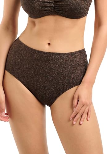 Sans Complexe Damen Reflet, tiefer sitzender Badeanzug, Schwarz, 36/38 von Sans Complexe