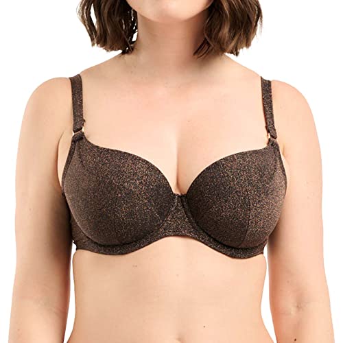 Sans Complexe Damen Reflet Badeanzug Top mit Bügel, Schwarz, 80F von Sans Complexe