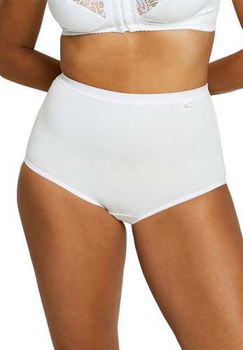Sans Complexe Damen SIMPLEMENT Coton B_61AH35 Taillenslip, Blanc, 50 von Sans Complexe
