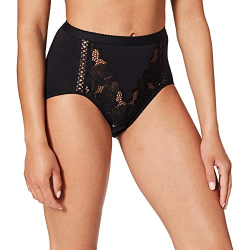 Sans Complexe Damen Slip COTON D'ARUM ,Spitze - Schwarz - 52 (Herstellergröße: 54/56) von Sans Complexe