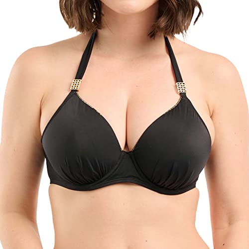 Sans Complexe Damen Speekaboo Shape Neckholder Top mit Bügel, Schwarz, 80C von Sans Complexe